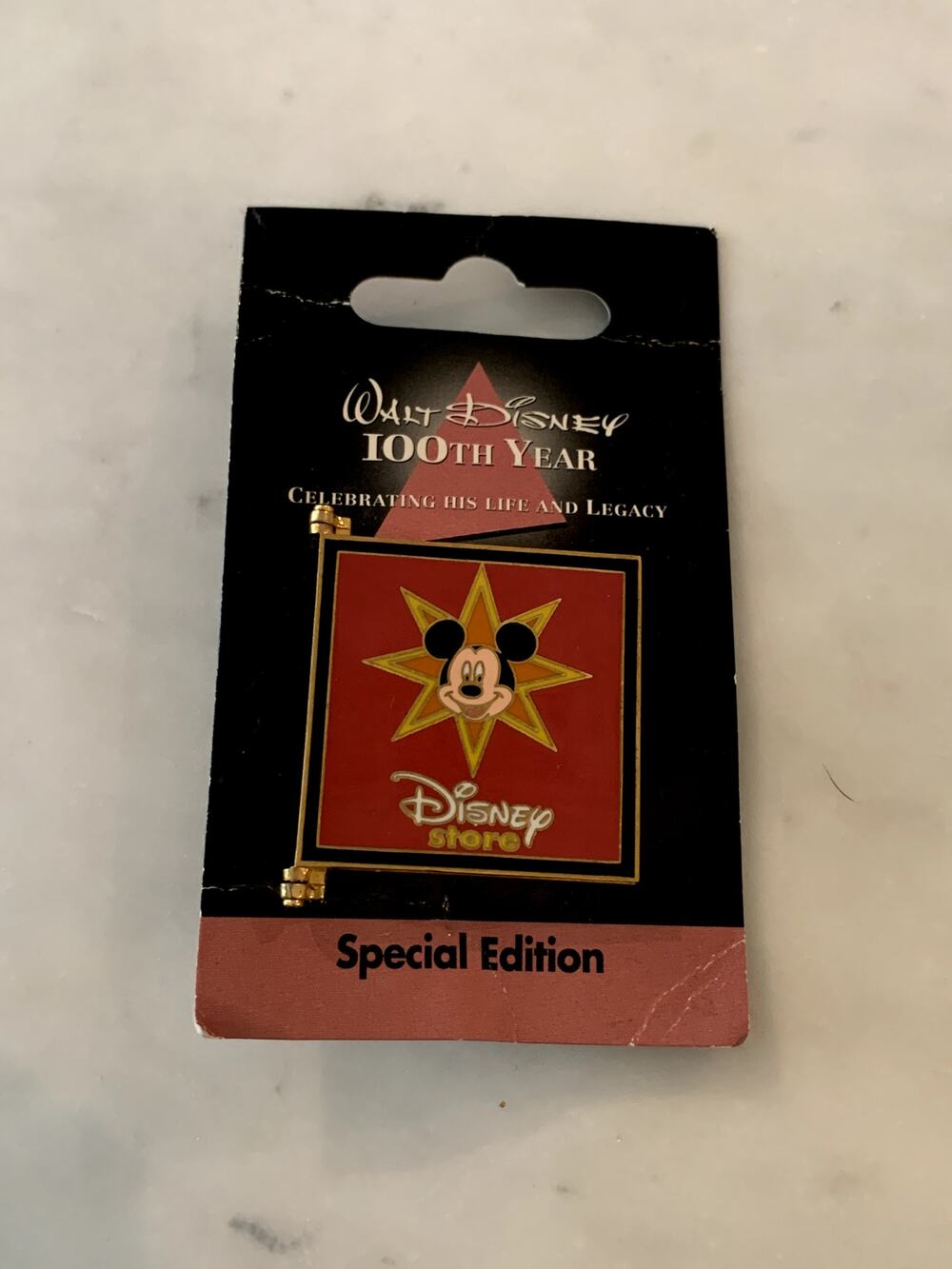 The Disney Store Japan 100th Walt Disney Anniversary Fab 5 Hinge Pin